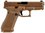 Pistole Glock 19X Coyote, nPVD, FDE - Flat Dark Earth, 9mm Luger / 9x19 Zivilversion der MHS-Version