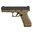 Halbautom. Pistole Glock 17 Gen.5 FS/FXD "FR Coyote" Kal.9x19 Standartbewaffnung Französische Armee