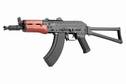 CO2 Gewehr Kalashnikov AKS74 U Echtholz - Druckluft Co2 4,5mm BB
