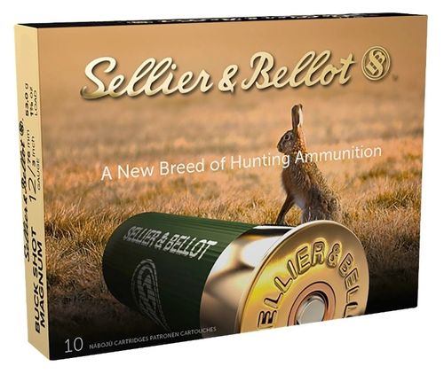 Munition Sellier & Bellot 12/76 Buck Shot Magnum 8,4mm 53g 10x im Karton