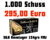 Munition Sellier & Bellot 9mmLuger FMJ 124grains / 8,0g 1.000 Schuss (20x 50Schuss)